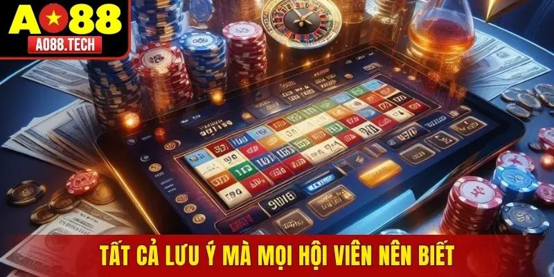 Tất cả lưu ý mà mọi hội viên nên biết